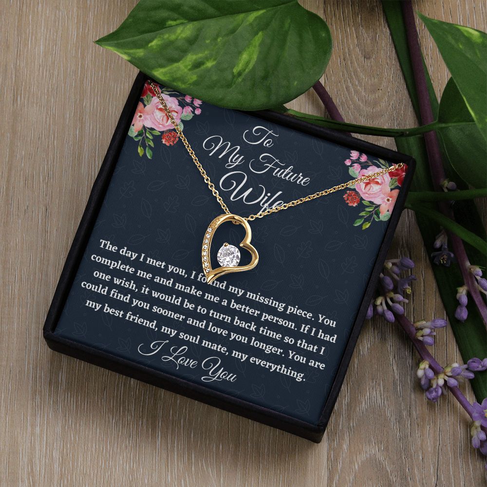 To My Future Wife, Forever Love Necklace, Appreciation Gift, Christmas Gift, I Love You.. - Family Gear Collections