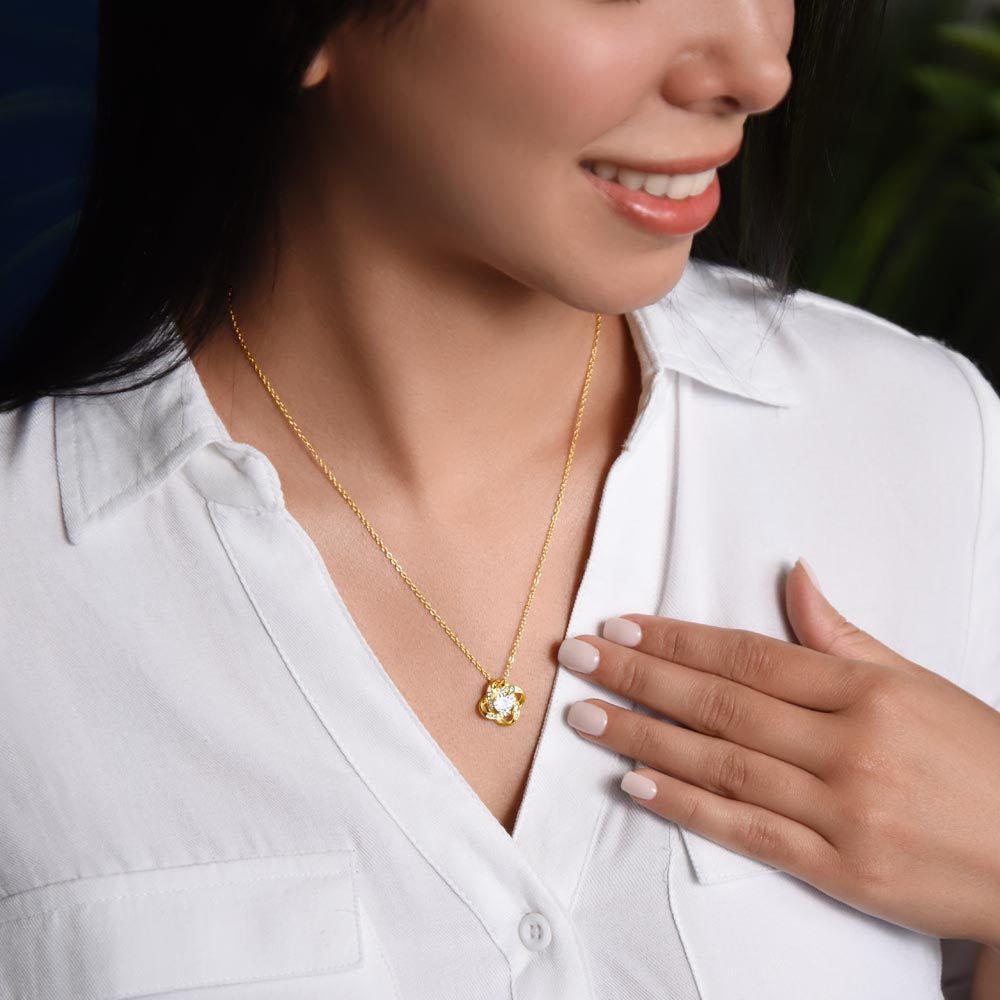 To My Future Wife, Love Knot Necklace, Appreciation Gift, Christmas Gift, I Love You. - Family Gear Collections