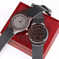 To My Husband, Engraved Wooden Watch, Christmas Gift, Birthday Gift, From Loving Wife - Family Gear Collections
