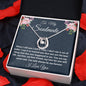 To My Soulmate, Lucky In Love Necklace, Christmas Gift, Birthday Gift For Her, I Love You. - Family Gear Collections