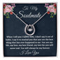 To My Soulmate, Lucky In Love Necklace, Christmas Gift, Birthday Gift For Her, I Love You. - Family Gear Collections