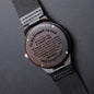 To My Stepped Up Dad, Engraved Wooden Watch, Christmas Gift, Birthday Gift For Him. - Family Gear Collections