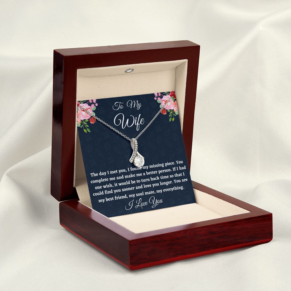 To My Wife, Alluring Beauty Necklace, Christmas Gift For Amazing Wife, Birthday Gift, From Loving Husband. - Family Gear Collections