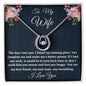 To My Wife, Lucky In Love Necklace, Christmas Gift For Amazing Wife, Birthday Gift, From Loving Husband. - Family Gear Collections