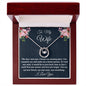 To My Wife, Lucky In Love Necklace, Christmas Gift For Amazing Wife, Birthday Gift, From Loving Husband. - Family Gear Collections