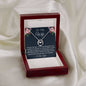 To My Wife, Lucky In Love Necklace, Christmas Gift For Amazing Wife, Birthday Gift, From Loving Husband. - Family Gear Collections