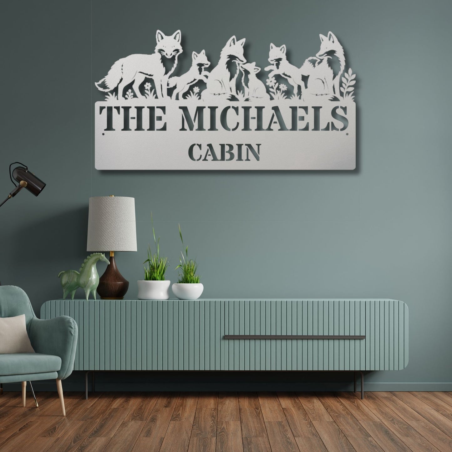 Fox Custom Metal Wall Art, Fox Wall Decor, Wildlife Metal Art, Animal Wall Hanging, Rustic Fox Decor, Farmhouse Wall Art, Fox Gift