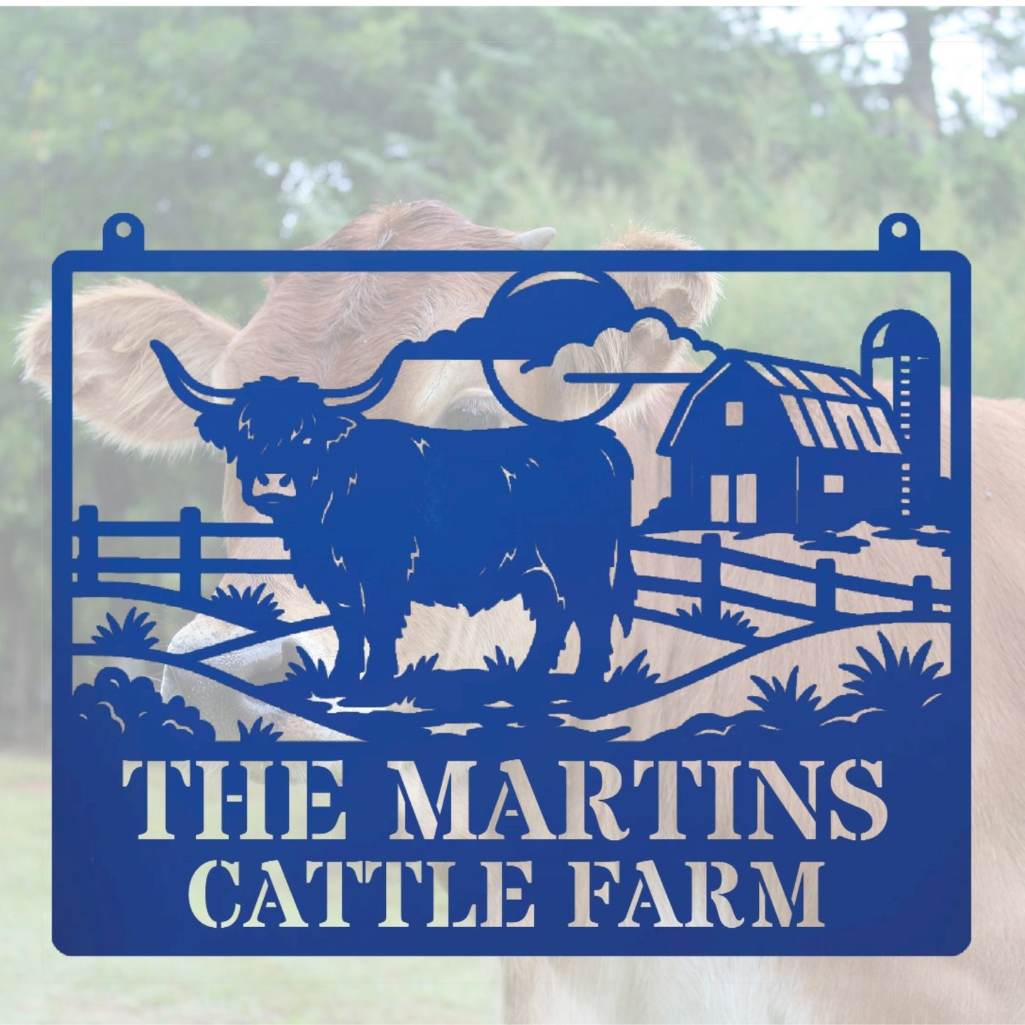 Custom Name Metal Farm Sign, Personalized Farm Decor, Ranch Sign, Farmhouse Gift, Rustic Metal Sign, Barn Entrance Sign, Homestead Decor