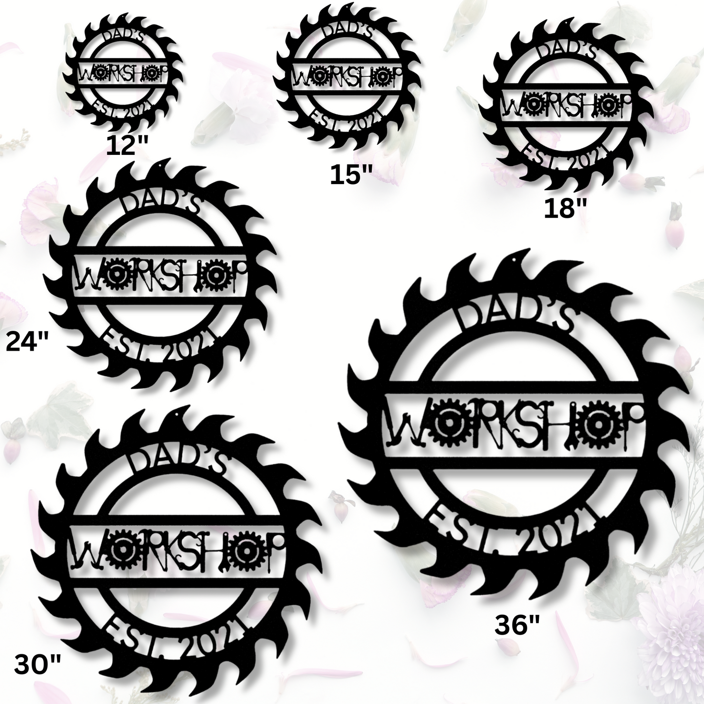 Custom Unique Workshop Metal Sign, Personalized Unique Workshop Metal Art, Birthday Gift For Him, Indoor Outdoor Wall Hanging, Meaningful Gift.