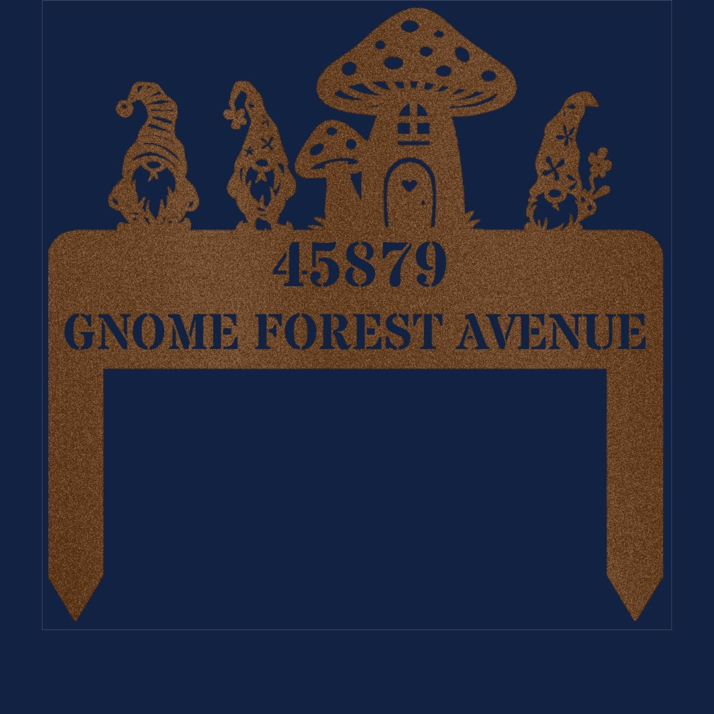 Personalized Yard Address Sign, Custom House Number Sign, Home Address Plaque, Outdoor Street Sign