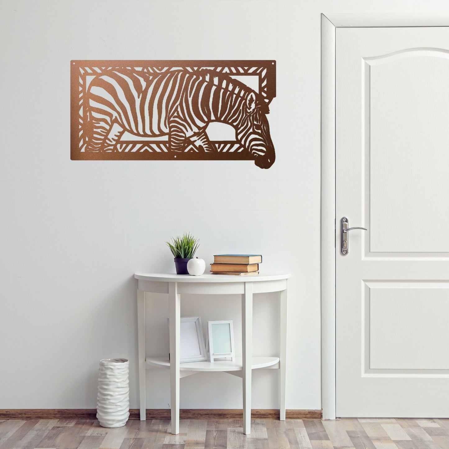Abstract Zebra Metal Sign, Zebra Wall Art, Safari Decor, Animal Metal Wall Art, Modern Home Decor, African Wall Decor, Zebra Decoration