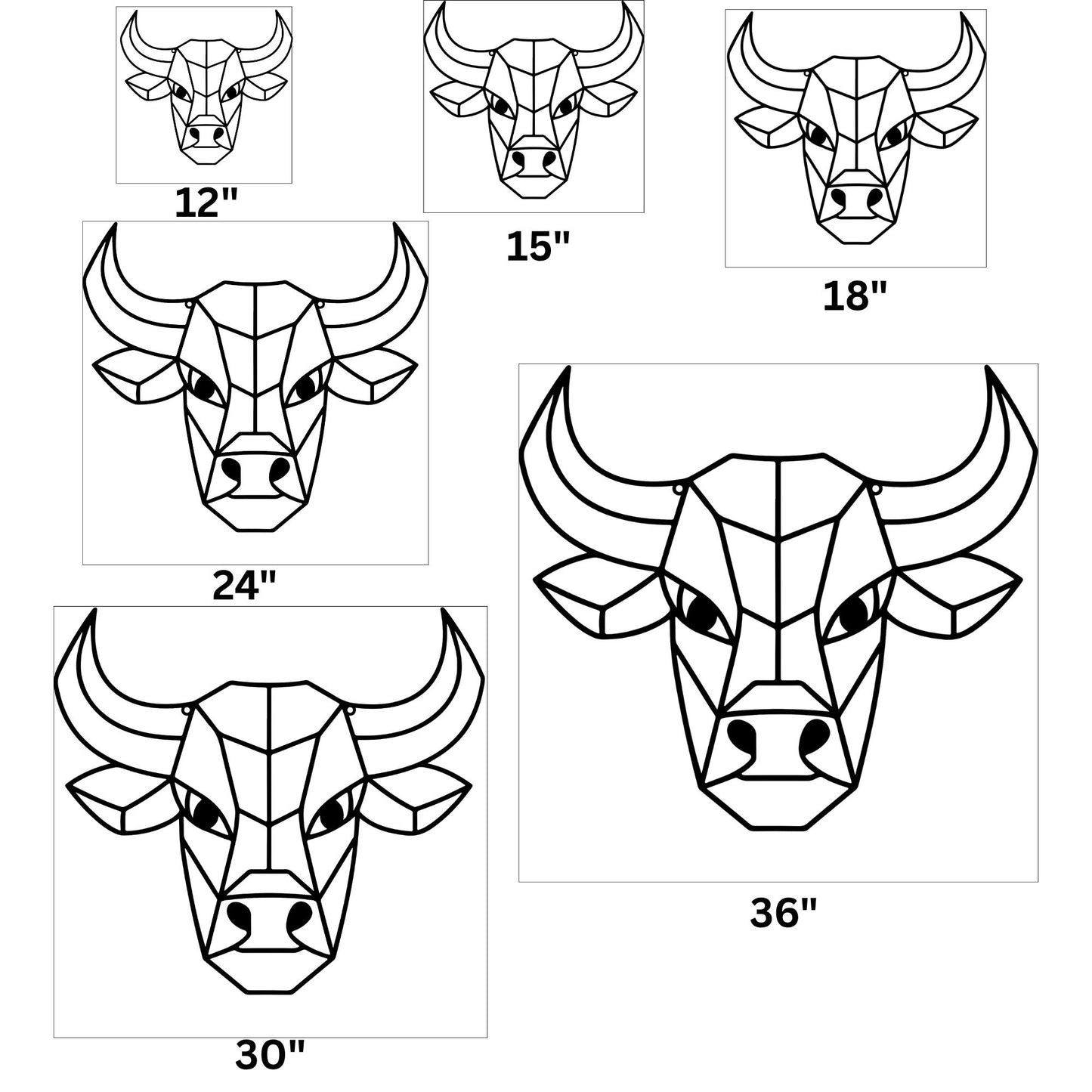 Bull Metal Wall Art, Bull Wall Decor, Farmhouse Metal Art, Western Wall Art, Rustic Home Decor, Ranch Decor, Animal Metal Sign