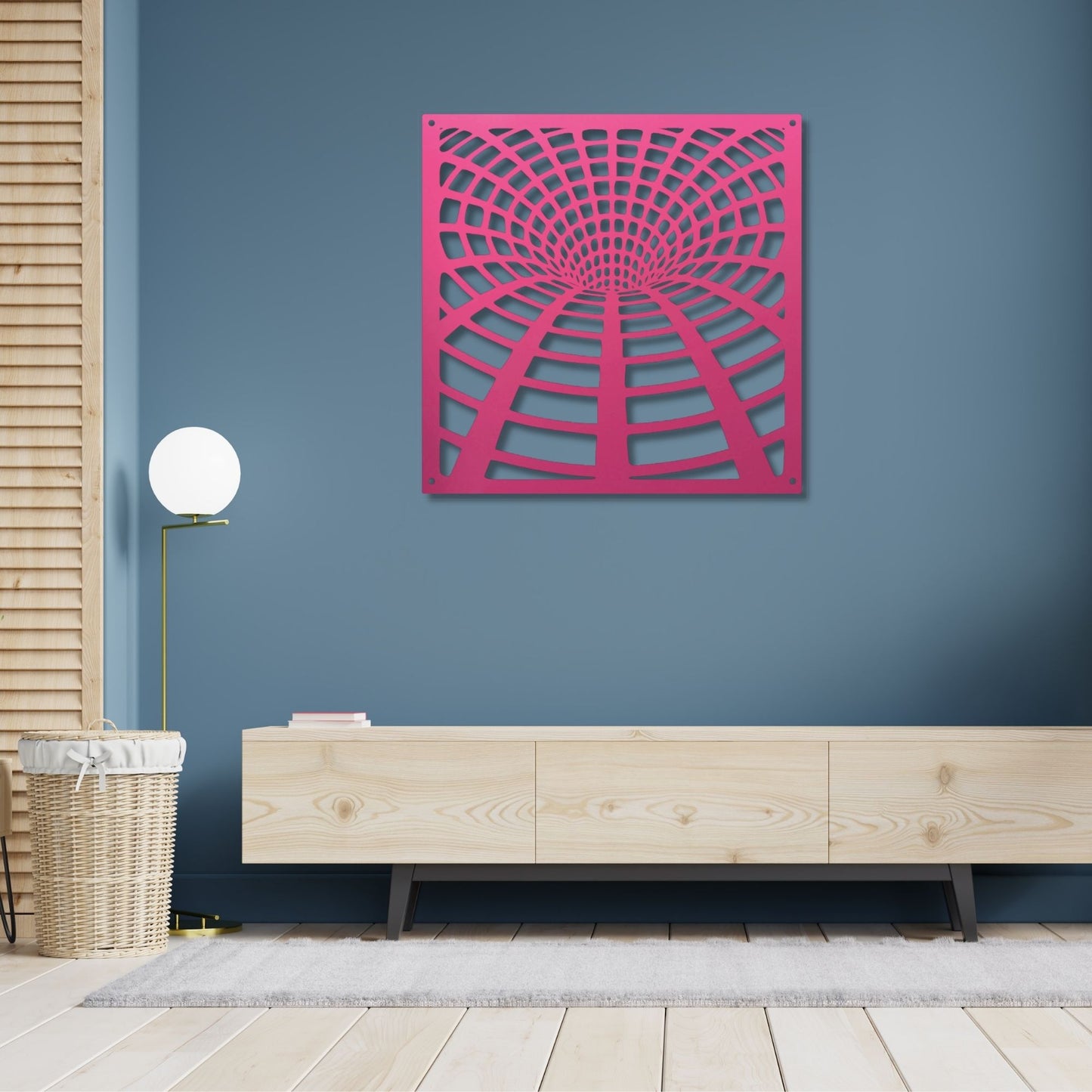 Vortex Geometric Metal Wall Art, Geometric Wall Art, Modern Metal Wall Decor, Abstract Metal Sign, Contemporary Home Decor Gift