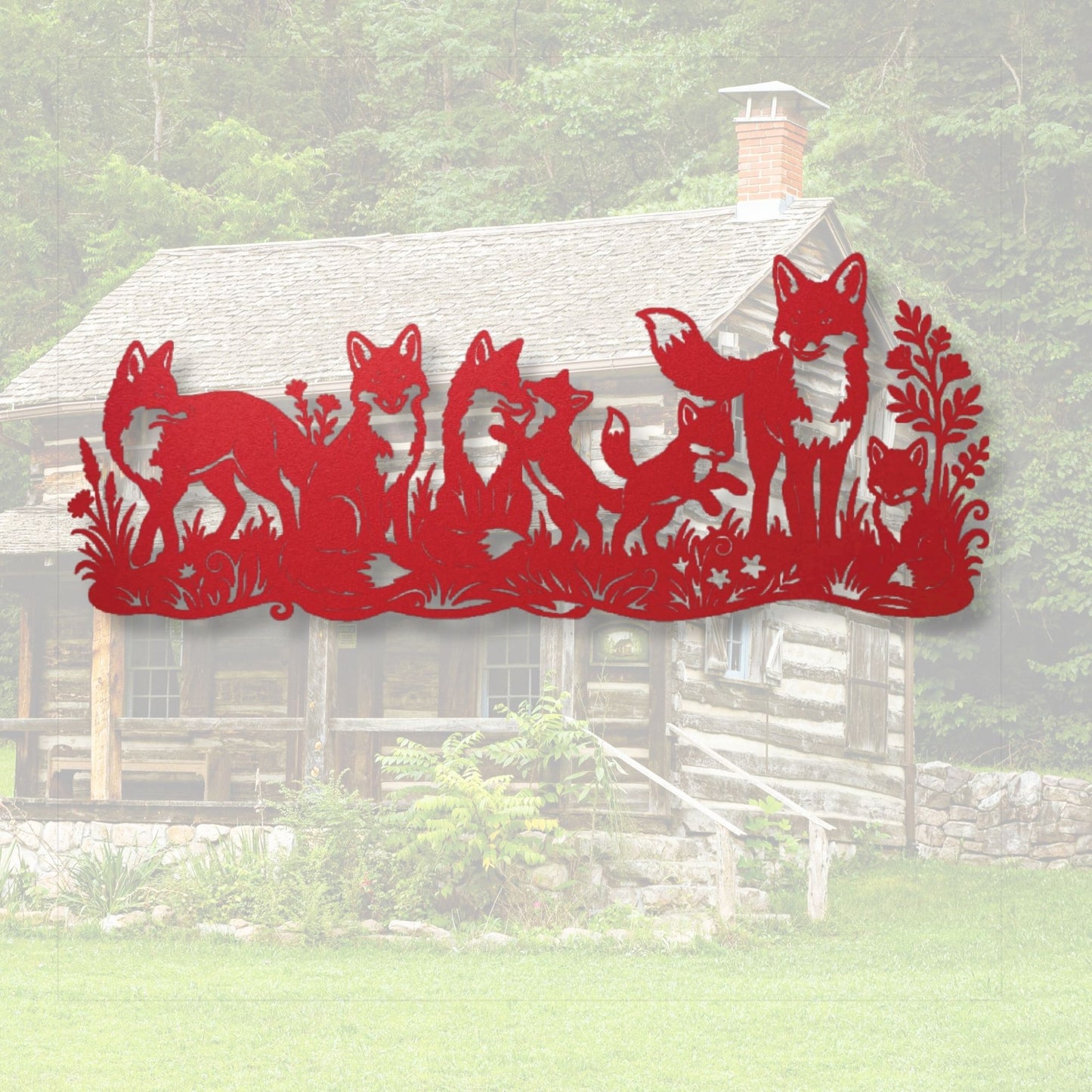 Fox Family Wall Art, Fox Wall Decor, Woodland Nursery Art, Fox Print, Animal Wall Art, Forest Decor, Fox Poster, Woodland Art Print