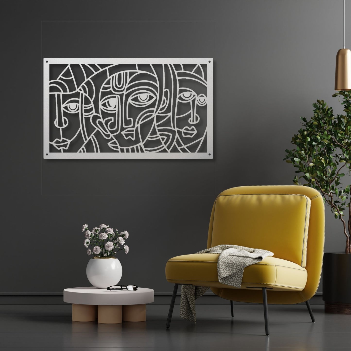 Abstract Picasso Face Wall Art, Picasso Print, Modern Line Art, Minimalist Face Art, Cubist Wall Decor, Contemporary Art Print