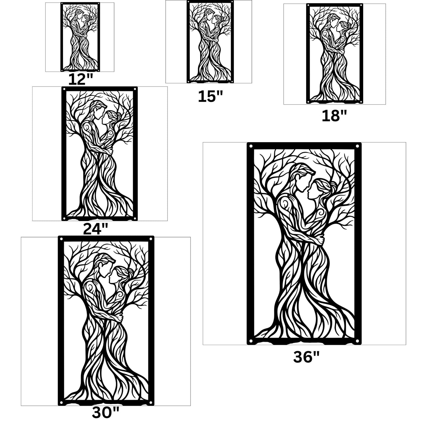 Couple Tree of Life Sign, Anniversary Gift, Wedding Gift, Marriage Wall Art, Love Decor, Couples Home Decor
