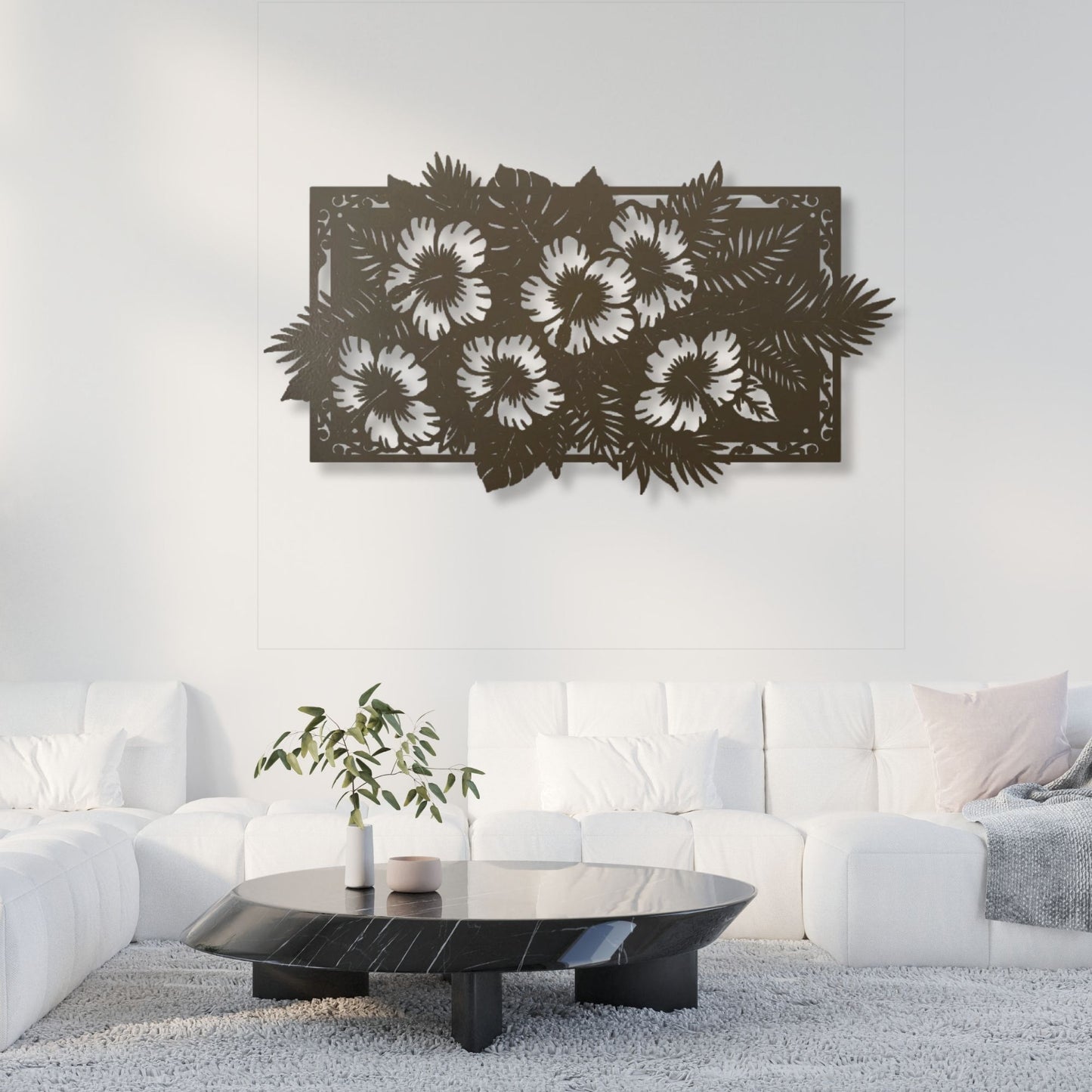 Rose flower metal wall decor, metal rose art, floral wall hanging, botanical home decor, rustic wall art, garden decor gift