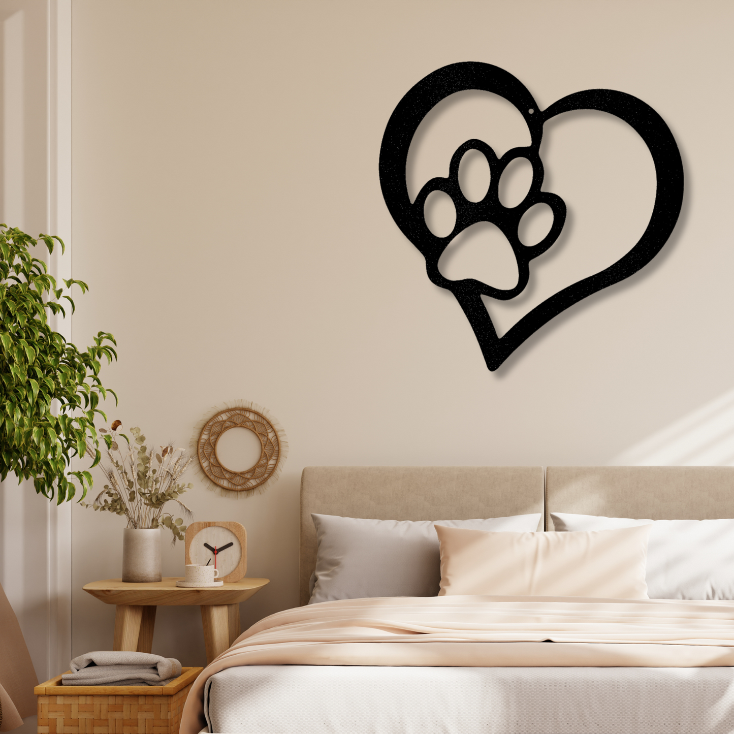 Puppy Love Metal Sign, Pet Lover Gift, Pet Wall Hanging, Living Room Decor, Dog Cat Lover Gift, Pet Metal Wall Art, Chihuahua, Border Collie