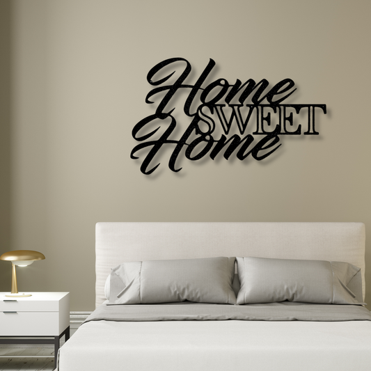 Home Sweet Home Metal Sign, Front Porch Welcome sign, New Home Gift, Housewarming Gift, Newly weds Gift, Living Room Decor, Christmas Gifts