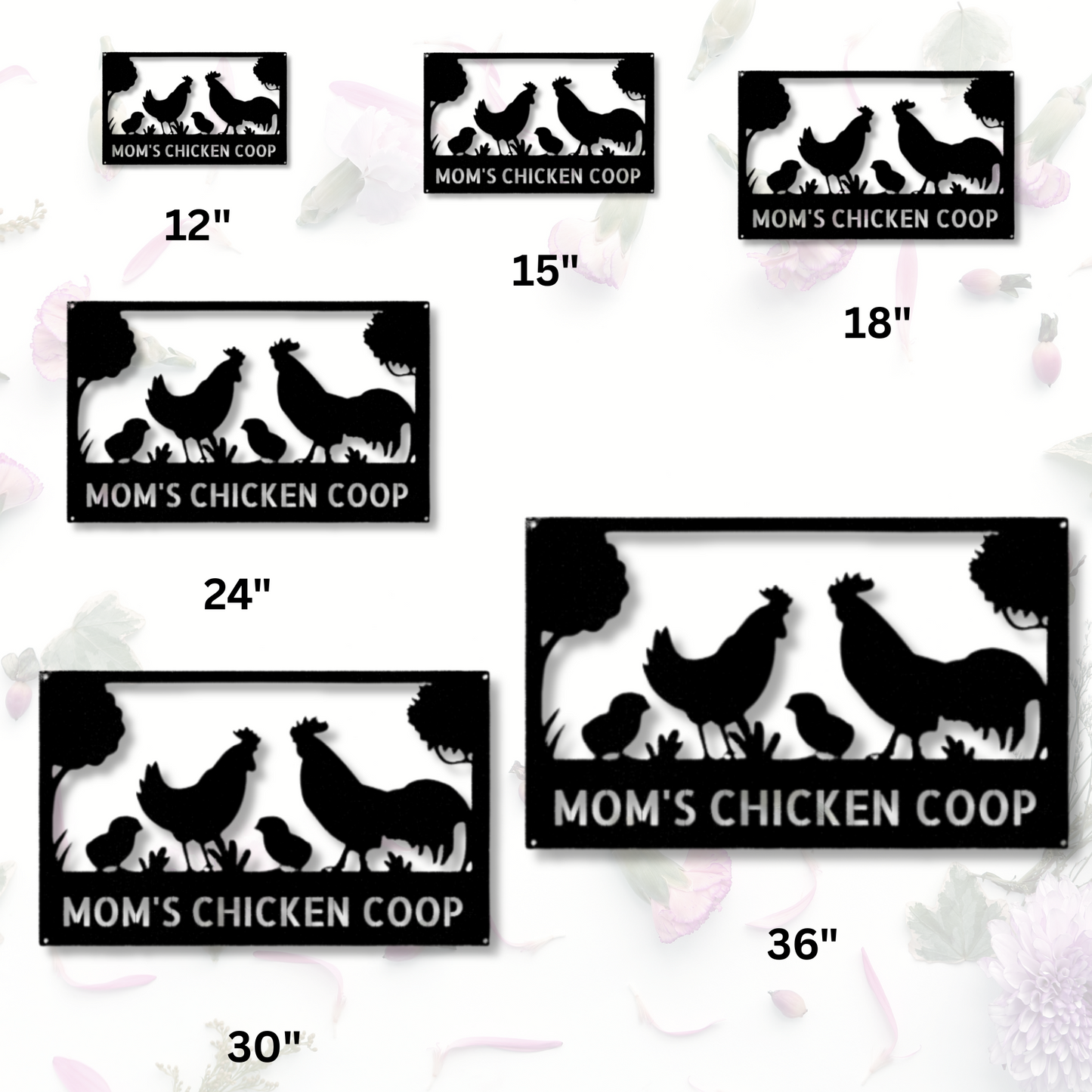 Custom Hen House Metal Sign, Personalized Hen House Name Metal Sign, Farmhouse Décor For Farmer Mom, Poultry Farm Hangings.