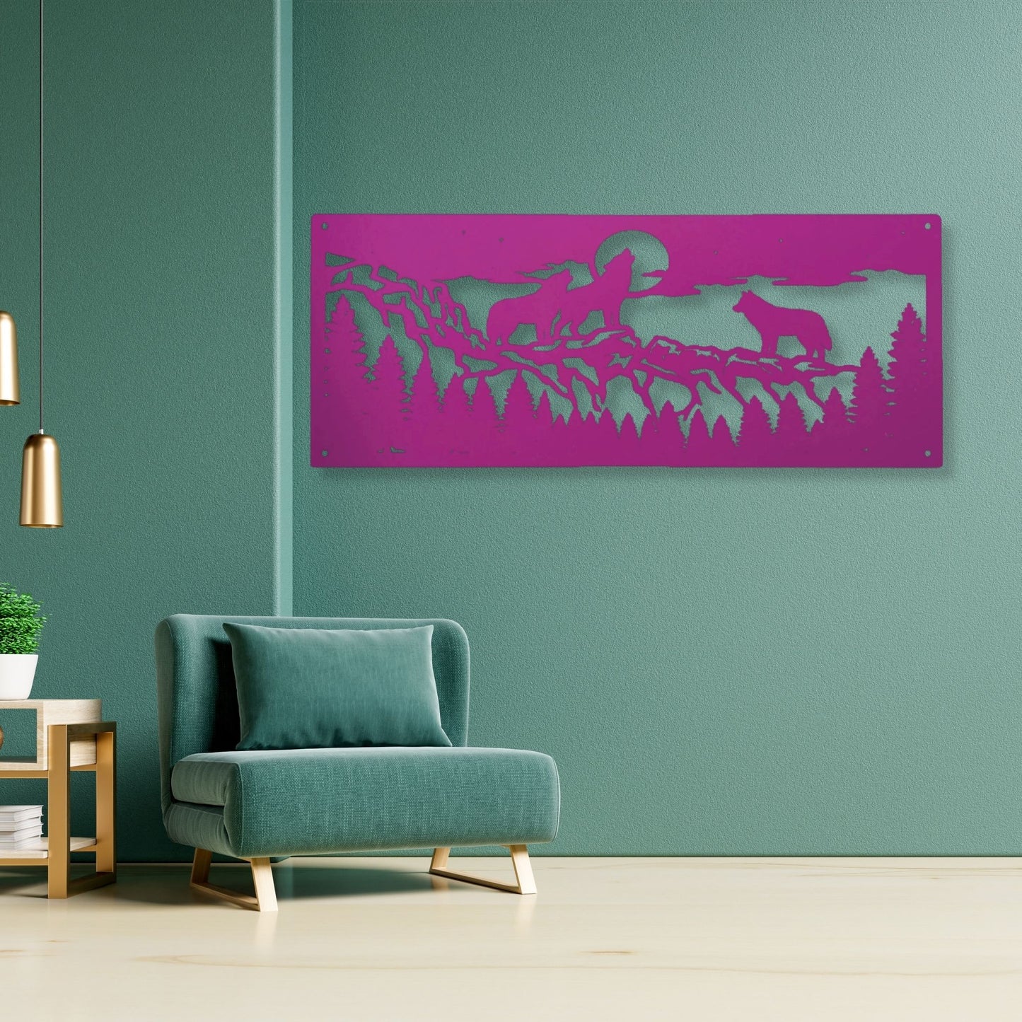 Wolves pack wall art decor, wolf wall art, wildlife art print, animal wall decor, nature home decor, rustic cabin art, forest animals
