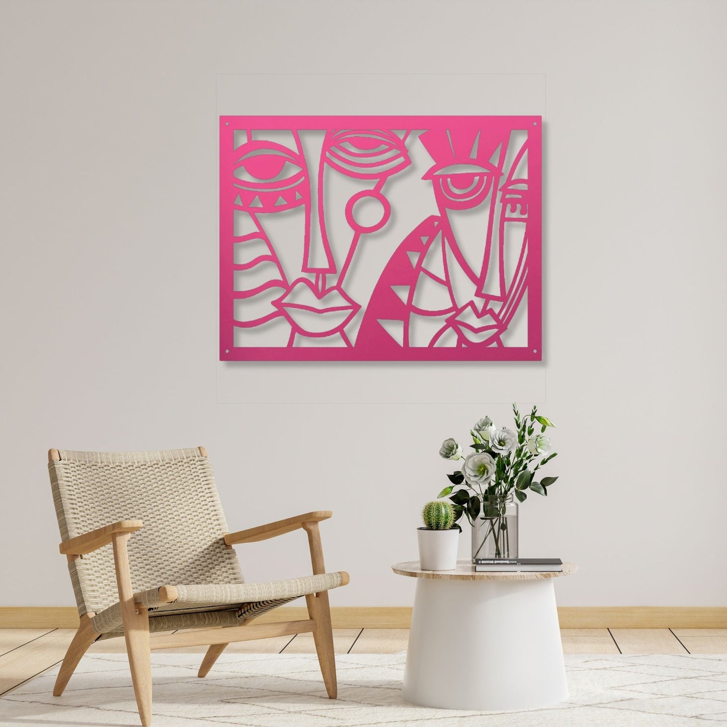 Picasso Style Faces Wall Art, Abstract Face Print, Cubism Wall Decor, Modern Line Art, Picasso Face Art, Minimalist Portrait Artwork