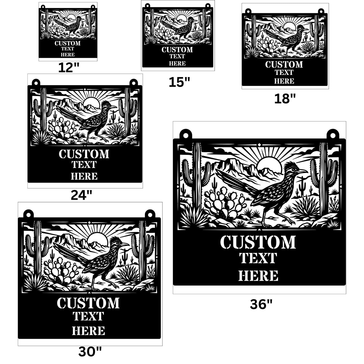 Custom Road Runner Address Sign, Metal House Numbers Plaque, Personalized Family Name Sign, New Home Gift, Outdoor Metal Wall Art, Decor