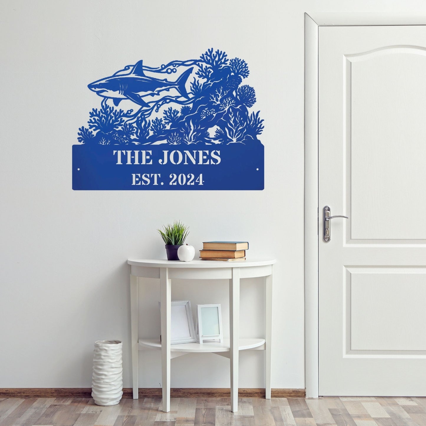 Custom Beach House Metal Sign, Personalized Coastal Decor, Beach House Wall Art, Nautical Metal Sign, Ocean Home Decor, Seaside Gift