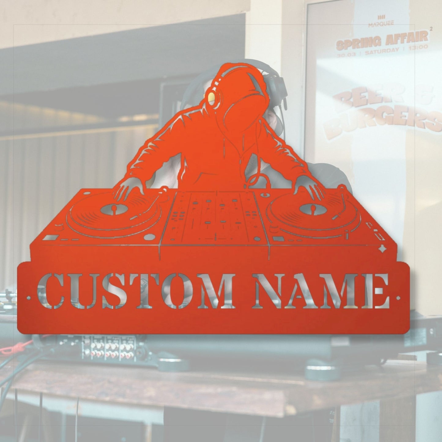 Custom Radio DJ Metal Art, Radio Host Gift, Broadcaster Wall Decor, Music Lover Art, DJ Gift, Personalized Metal Sign, Radio Station Art