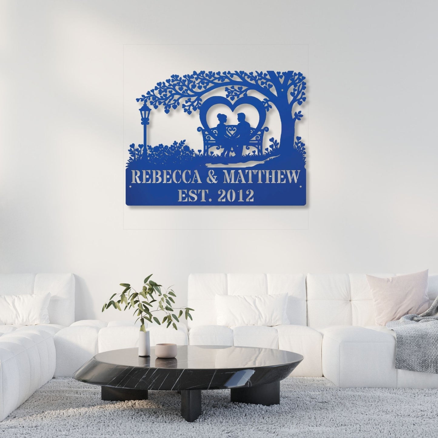 Personalized Couples Metal Sign, Custom Metal Wall Art, Anniversary Gift, Wedding Gift, Mr and Mrs Sign, Home Decor, Romantic Gift Idea