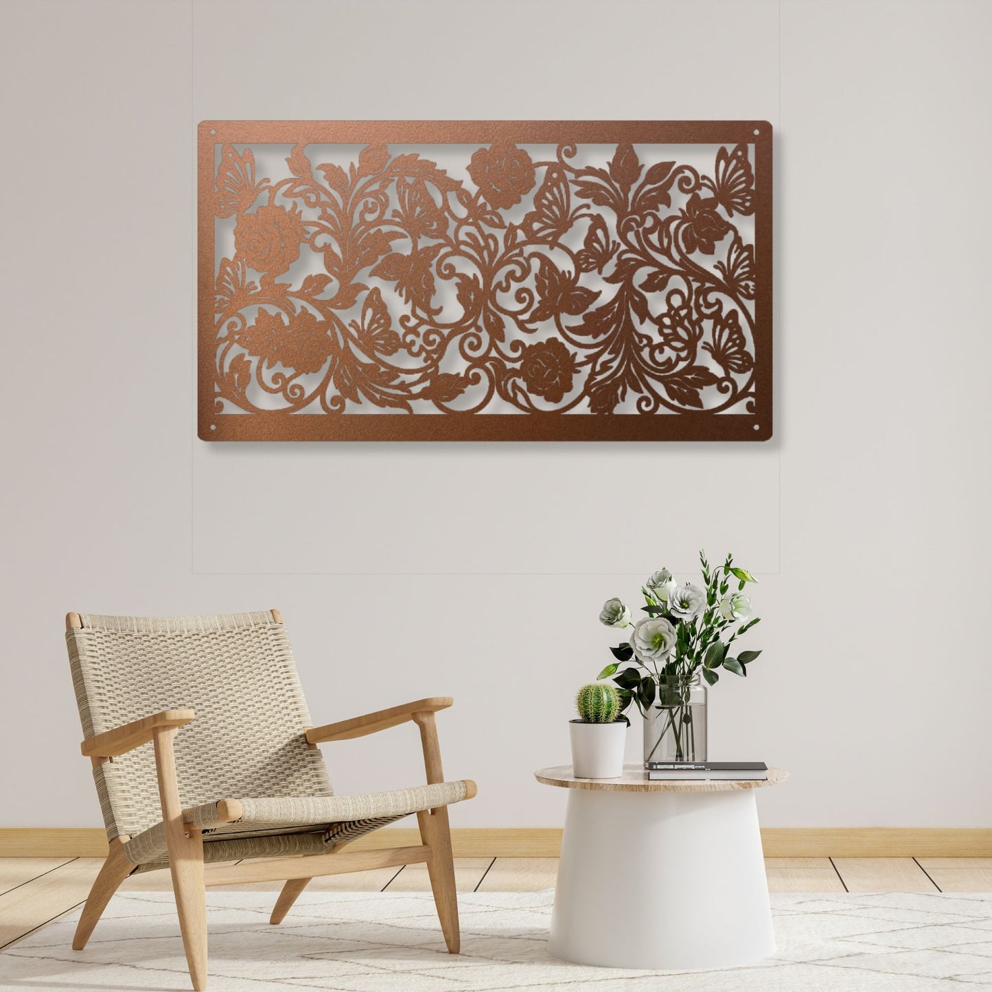 Butterfly Metal Wall Art, Butterfly Wall Decor, Metal Wall Hanging, Garden Wall Art, Outdoor Metal Art, Nature Home Decor Gift