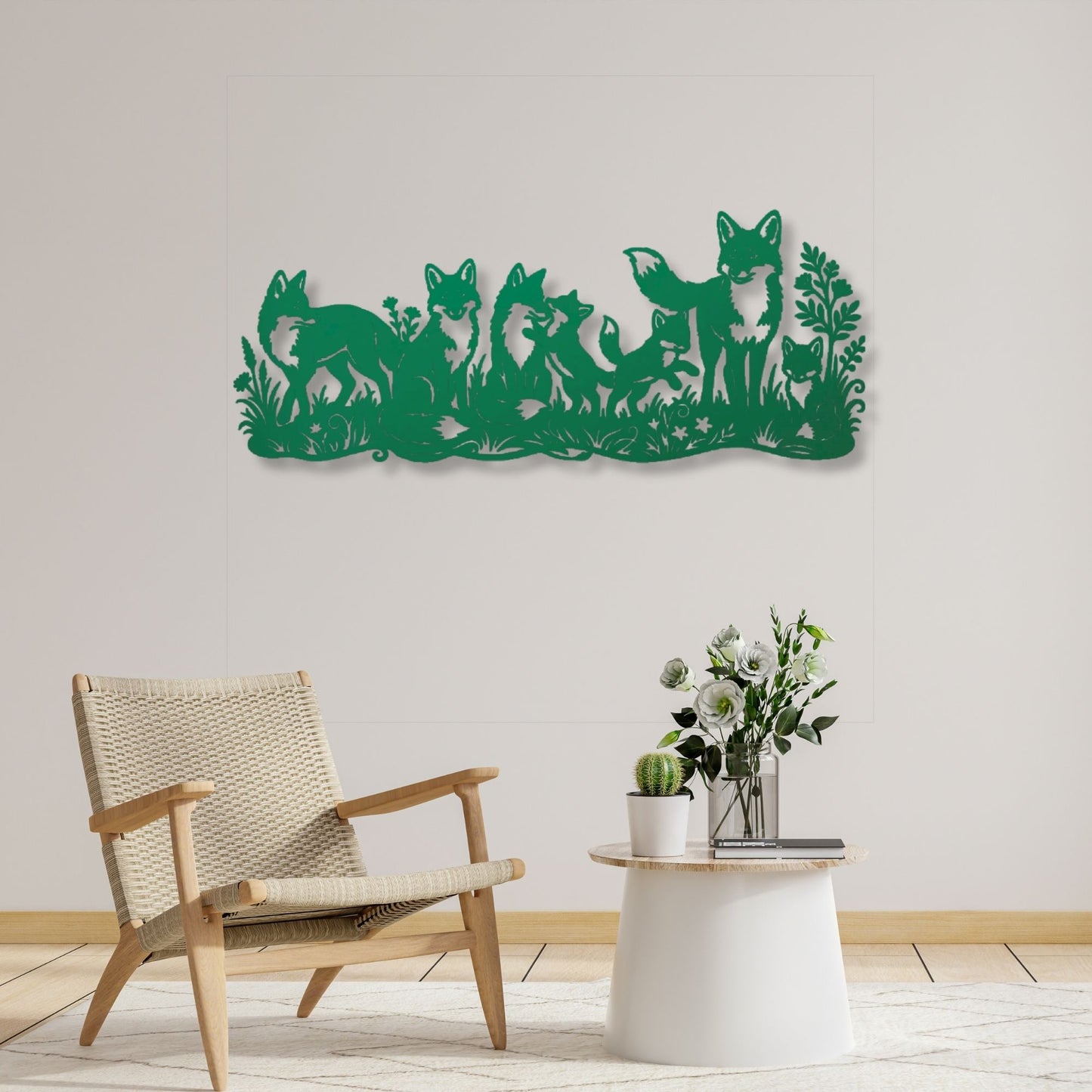 Fox Family Wall Art, Fox Wall Decor, Woodland Nursery Art, Fox Print, Animal Wall Art, Forest Decor, Fox Poster, Woodland Art Print