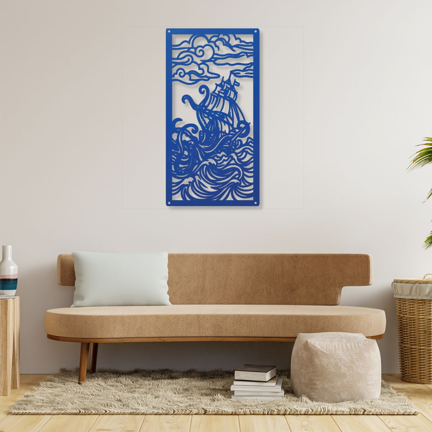 Sea Creature Metal Wall Art, Ocean Wall Decor, Nautical Wall Art, Marine Life Art, Coastal Decor, Beach House Wall Art, Metal Sea Animal