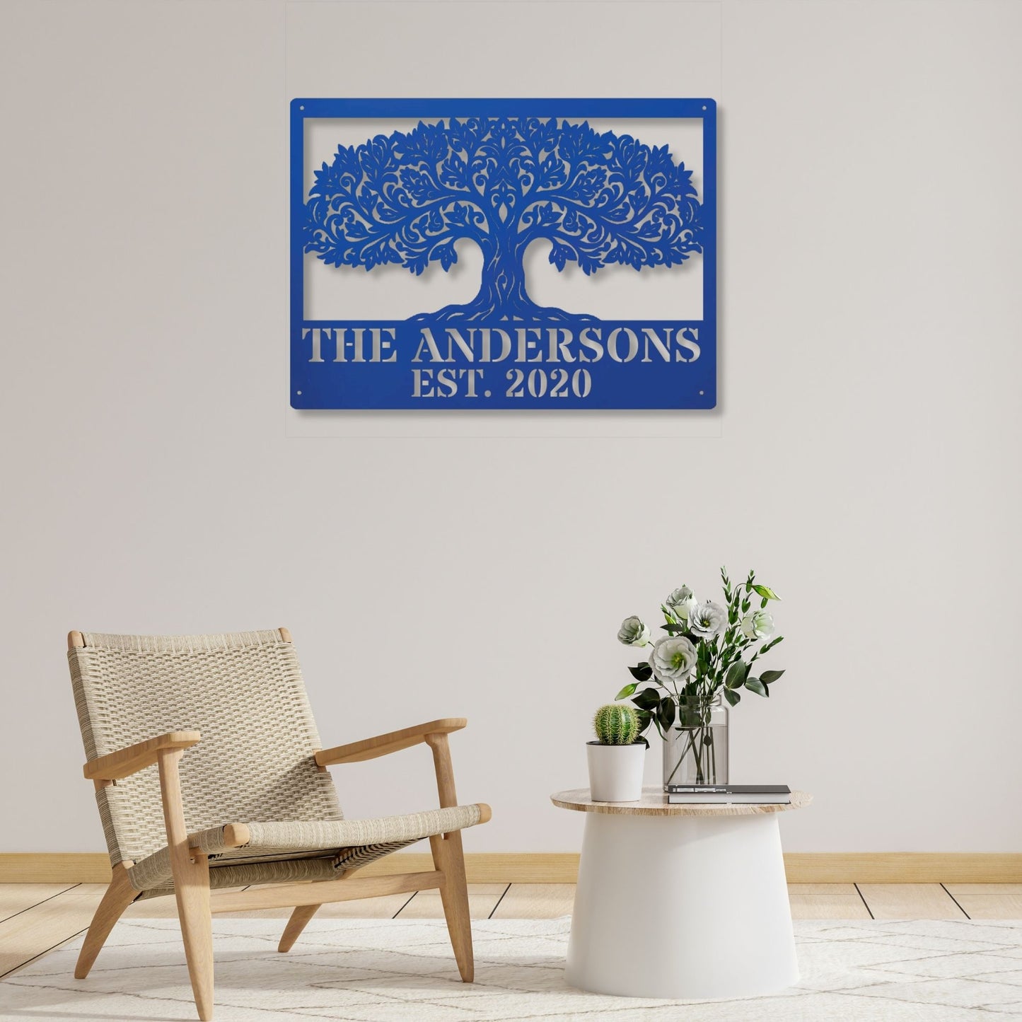 Custom Tree of Life Metal Wall Art, Tree Wall Decor, Metal Tree Art, Nature Wall Art, Rustic Home Decor, Personalized Metal Wall Hanging