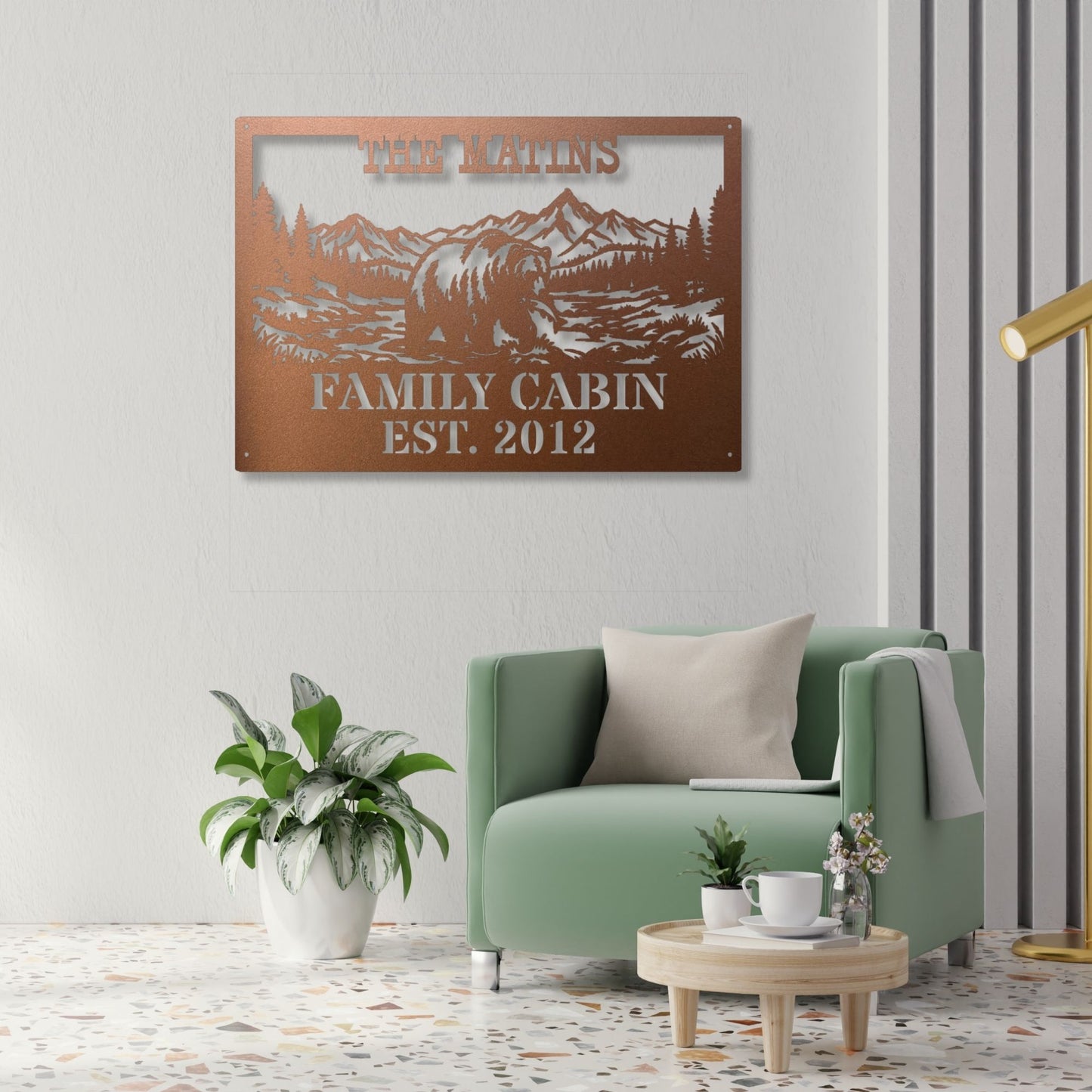 Custom Cabin Wildlife Metal Decor, Rustic Metal Wall Art, Lodge Decor, Hunting Cabin Gift, Nature Metal Sign, Farmhouse Wall Decor