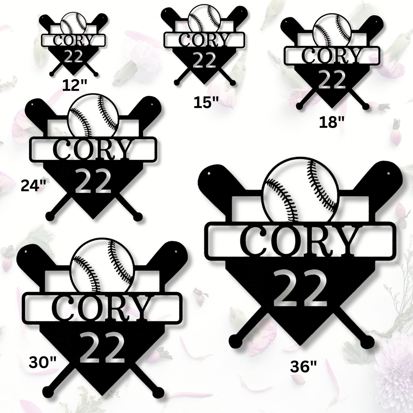 Custom Name Baseball Monogram, Grandson Baseball Metal Sign, Baseball Player Sign, Kids Wall Art, Christmas Gift, Gift for Son