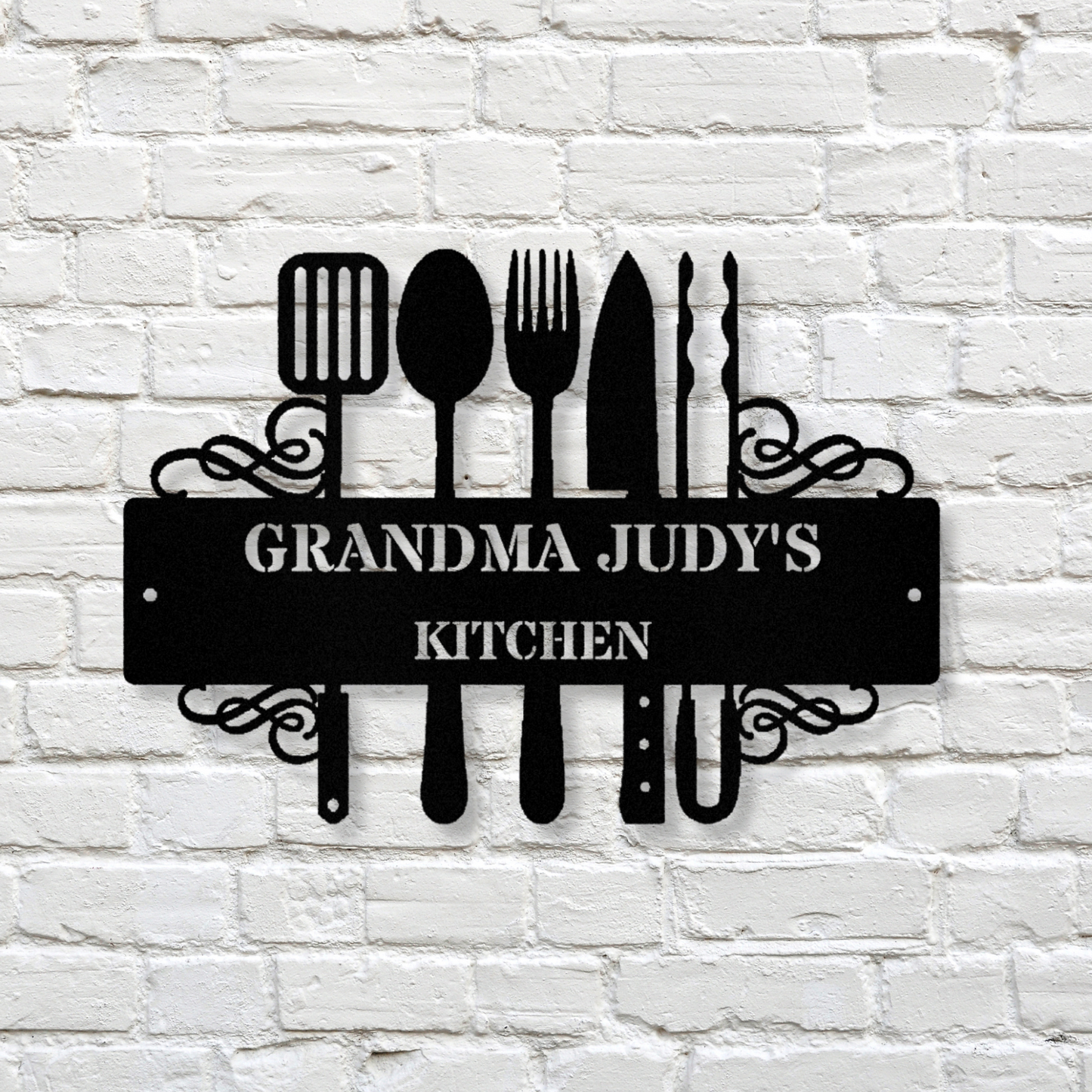 Custom Kitchen Metal Sign, Nana's Kitchen Metal Sign, Personalized Kitchen Decor, Kitchen Wall Art, BBQ Grill Metal Sign, Mother's Day Gift