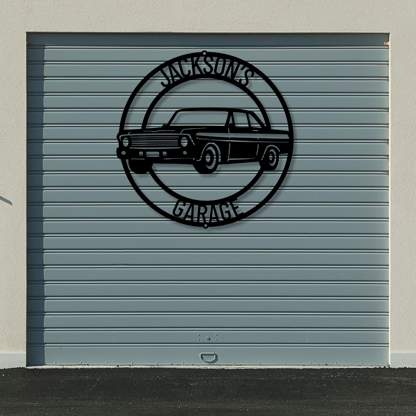 Personalized Metal Garage Sign, Custom Garage Decor, Metal Wall Art, Workshop Sign, Gift for Men, Personalized Gift