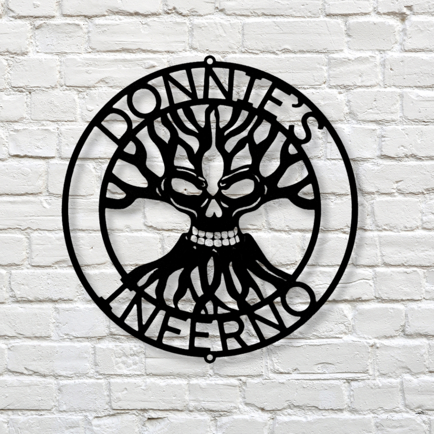 Skull Family Tree Metal Sign, Tree Metal Art, Family Name Wall Art, Tree Wall Decor, New Home Wall Art, Wedding Gift, Couples or Nature Art