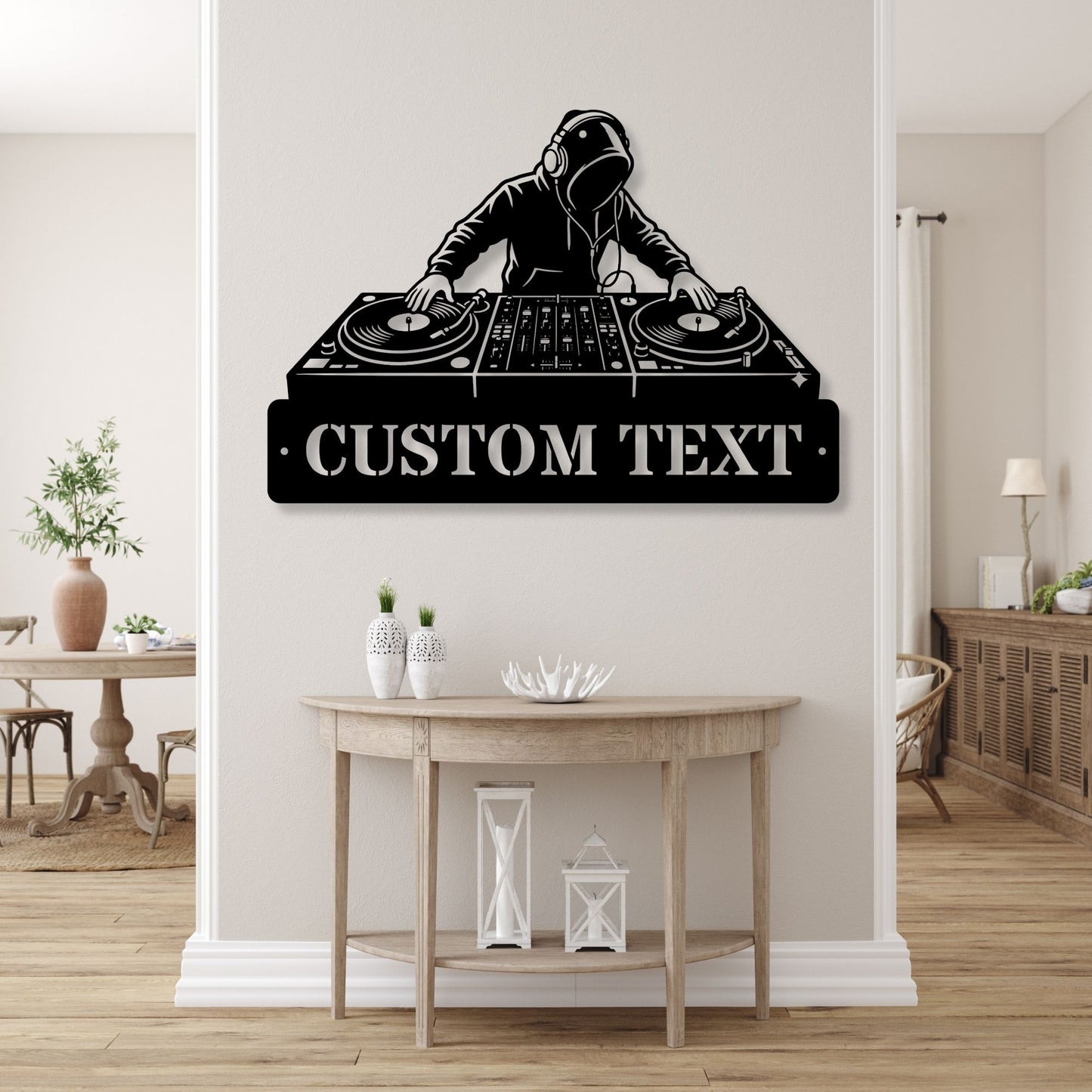 Custom Radio DJ Metal Art, Radio Host Gift, Broadcaster Wall Decor, Music Lover Art, DJ Gift, Personalized Metal Sign, Radio Station Art