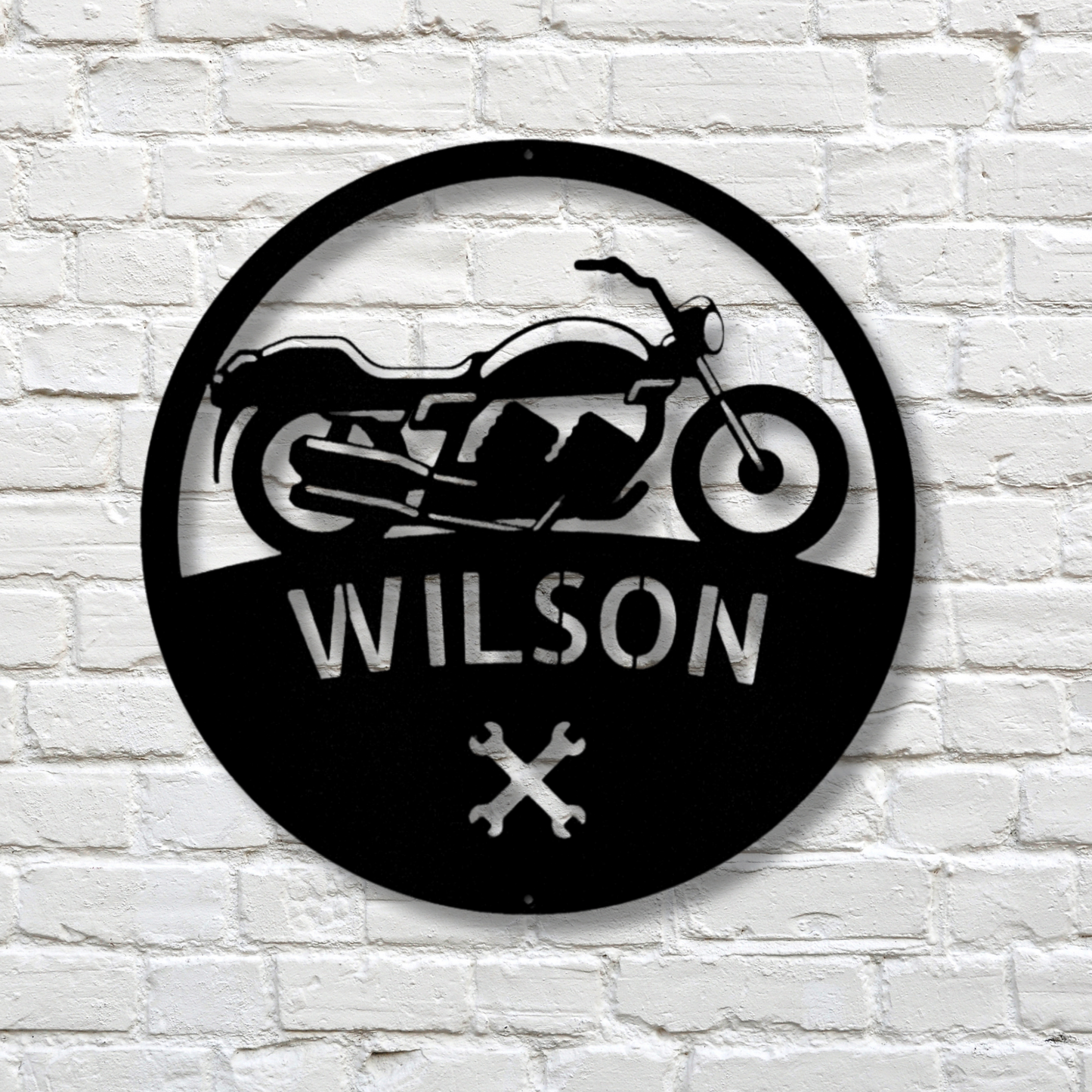 Motorcycle Metal Sign, Custom Garage Sign Personalized Motorcycle sign, Motorcycle decor, Motorcycle Art, Small Business Sign, Monogram
