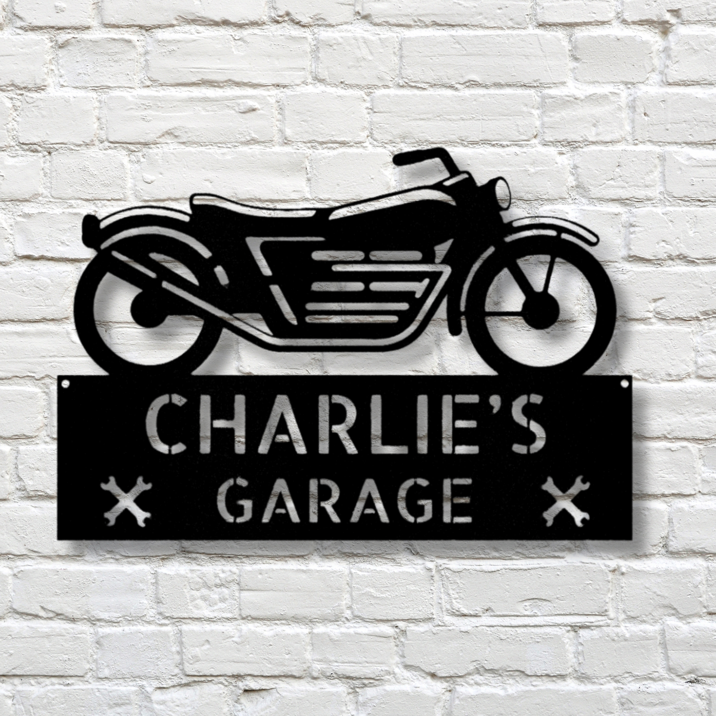 Motorcycle Adventure Metal Sign