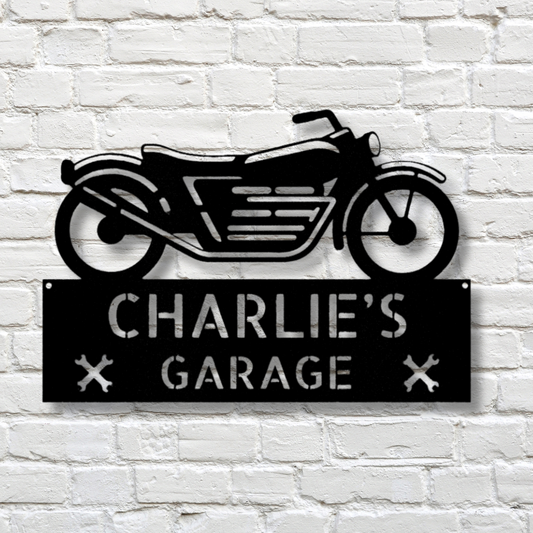 Motorcycle Adventure Metal Sign