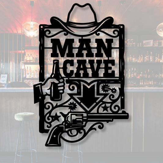 Home Tavern Sign, Bar Metal Sign, Custom Man Cave Decor, Pub Wall Art, Gift for Him, Husband Birthday Gift, Beer Metal Art