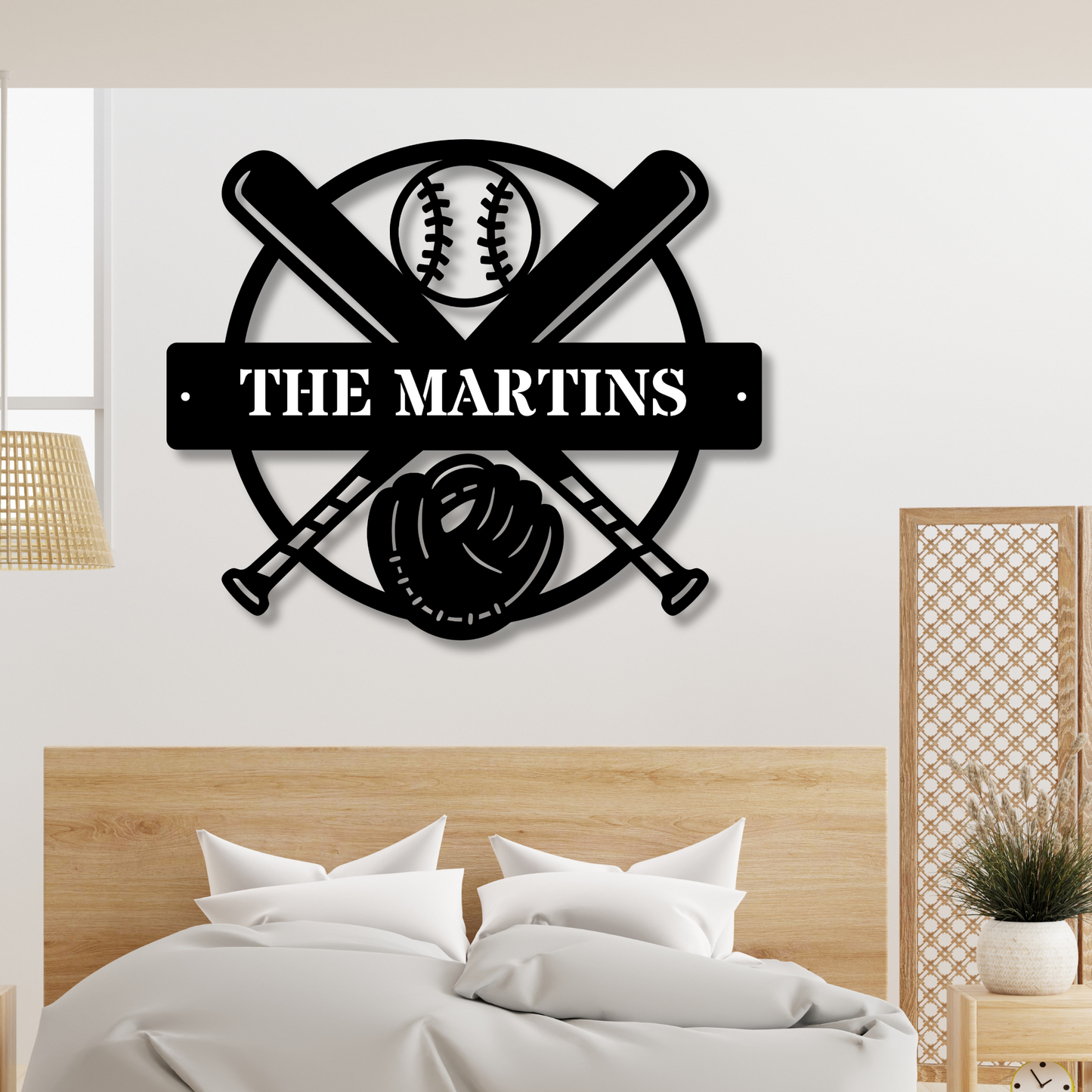Personalized Baseball Metal Sign, Custom Baseball Gift, Sports Room Decor, Baseball Wall Art, Gift for Baseball Fans