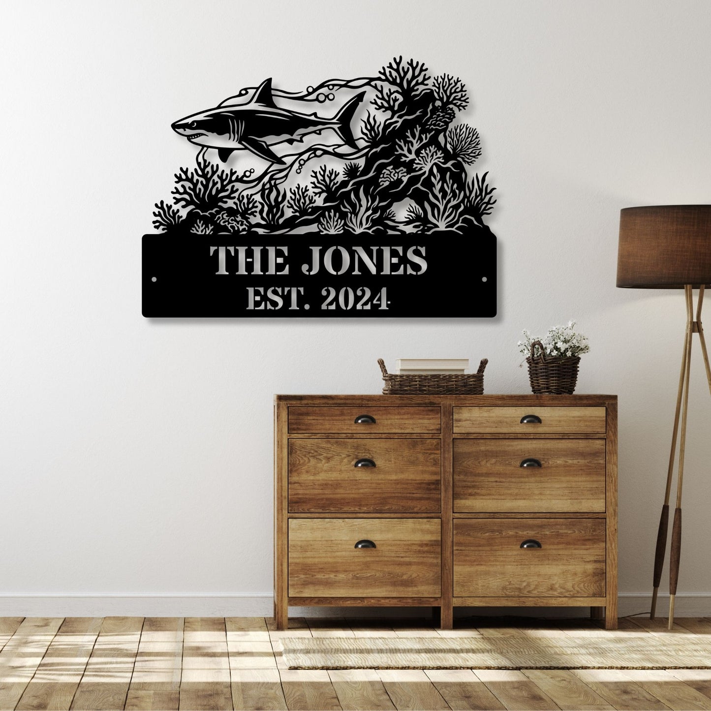 Custom Beach House Metal Sign, Personalized Coastal Decor, Beach House Wall Art, Nautical Metal Sign, Ocean Home Decor, Seaside Gift