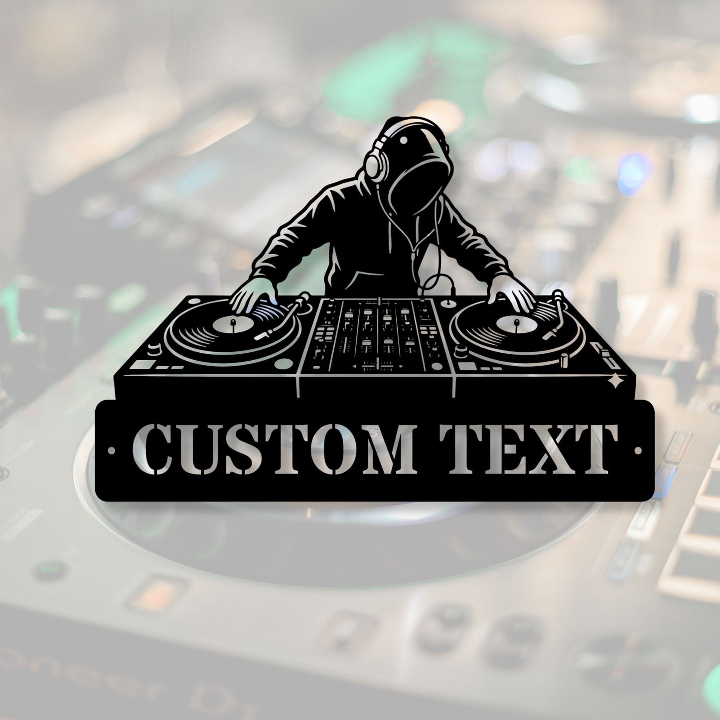 Custom Radio DJ Metal Art, Radio Host Gift, Broadcaster Wall Decor, Music Lover Art, DJ Gift, Personalized Metal Sign, Radio Station Art
