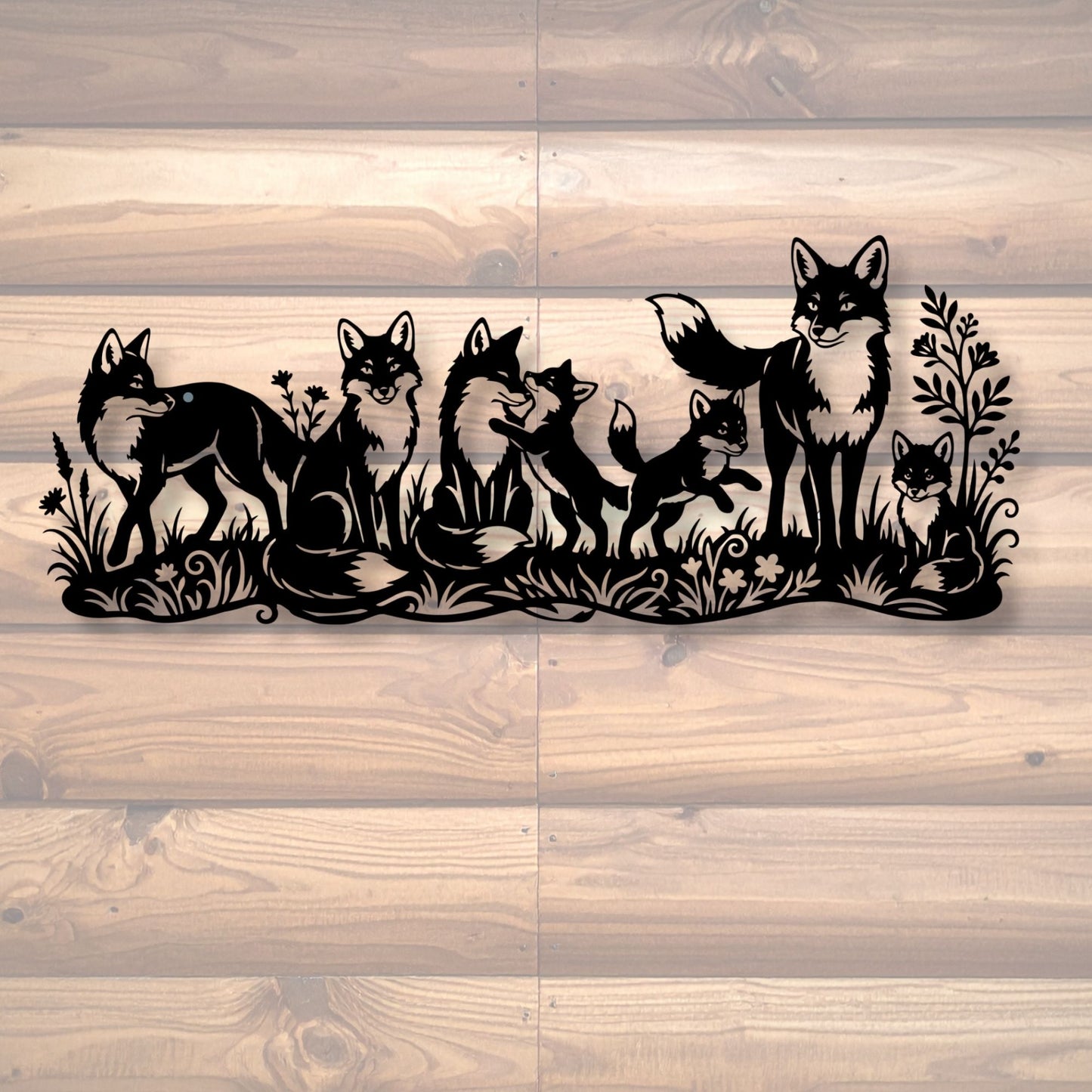 Fox Family Wall Art, Fox Wall Decor, Woodland Nursery Art, Fox Print, Animal Wall Art, Forest Decor, Fox Poster, Woodland Art Print