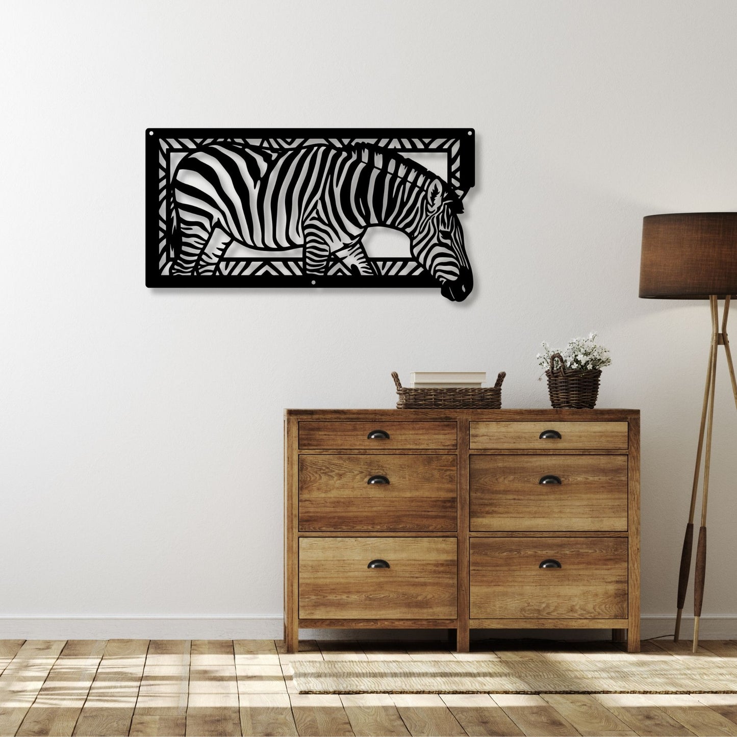 Abstract Zebra Metal Sign, Zebra Wall Art, Safari Decor, Animal Metal Wall Art, Modern Home Decor, African Wall Decor, Zebra Decoration