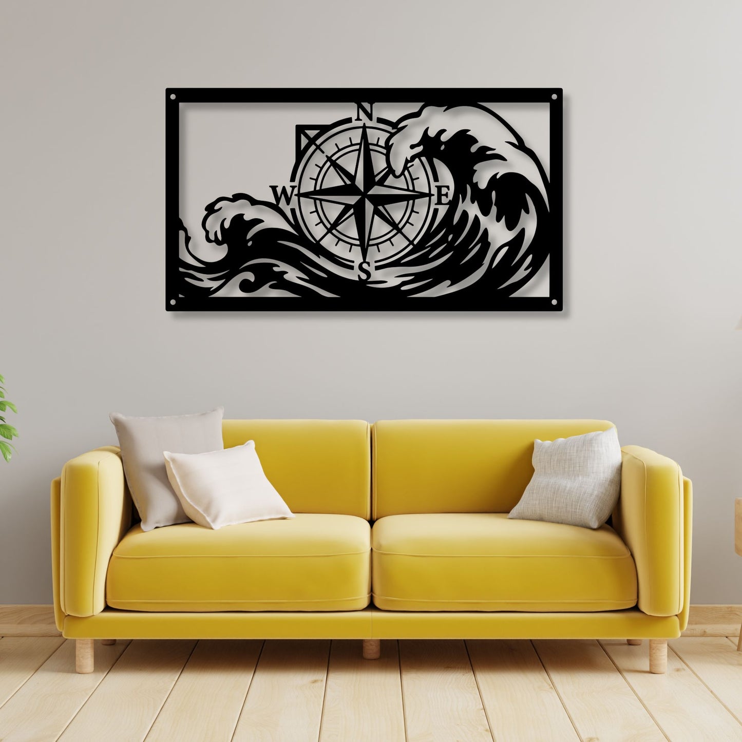Compass Wall Art, Nautical Wall Decor, Travel Wall Art, Adventure Decor, Compass Print, Navigation Art, Coastal Home Decor, Explorer Gift